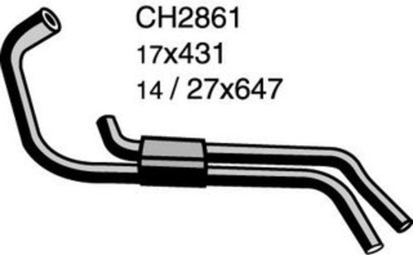 MACKAY HEATER HOSE SAAB