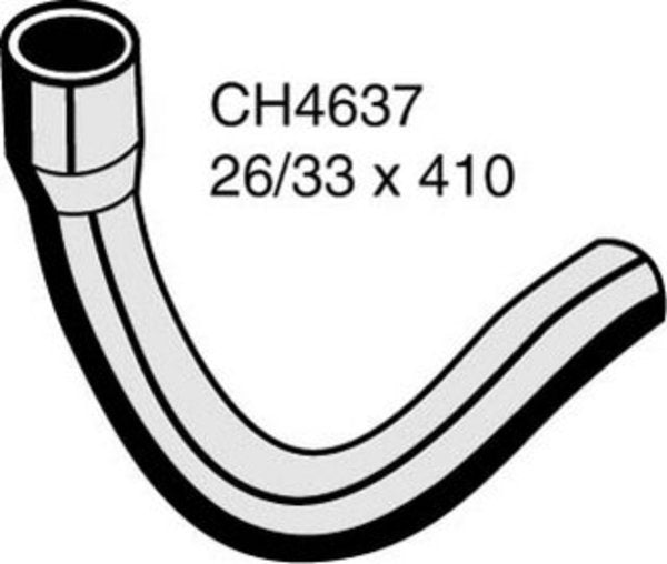 MACKAY MITSUBISHI RADIATOR HOSE LOWER CH4637