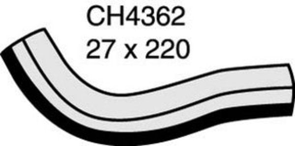 MACKAY RADIATOR HOSE LOWER MAZDA (PIPE TO RAD) CH4362