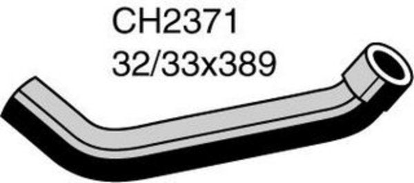 MACKAY RADIATOR HOSE UPPER SAAB 900 REAR CH2371