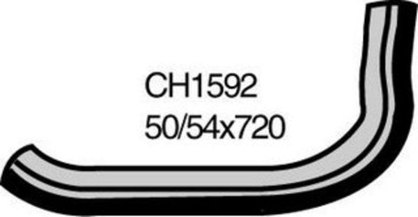 MACKAY Radiator Lower Hose - Isuzu auto trans