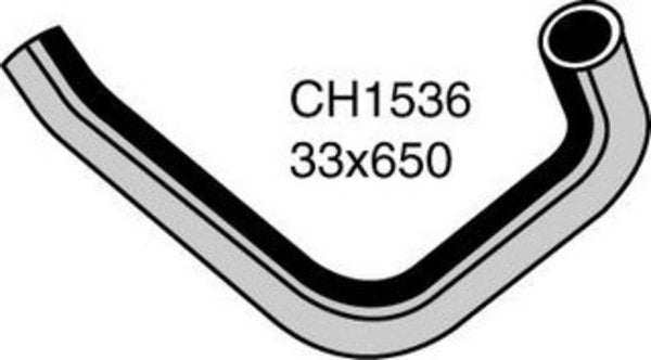 MACKAY Radiator Lower Hose - NISSAN SKYLINE R30 - 2.4L I6 PETROL - Manual &