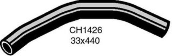 MACKAY Radiator Upper Hose - HOLDEN CAMIRA JB - 1.6L I4 PETROL - Manual