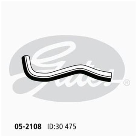 Gates Radiator Hose Upper 05-2108