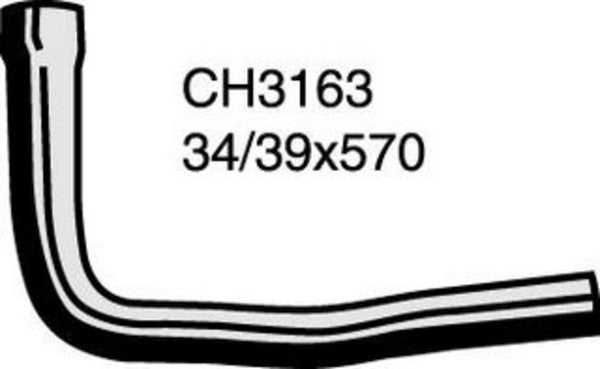 MACKAY RADIATOR HOSE LOWER NISSAN LAUREL RD28 CH3163