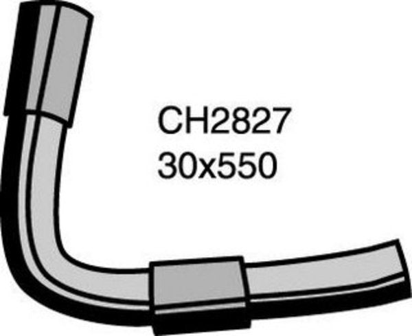 MACKAY Radiator Upper Hose TOYOTA MR2 SW20R - 2.0L I4 CH2827