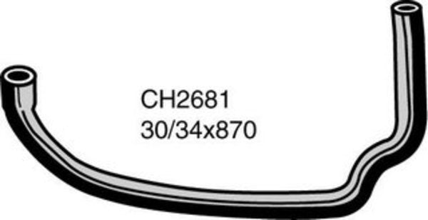 MACKAY RADIATOR HOSE LOWER - PEUGEOT 405 CH2681