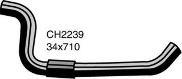 MACKAY RADIATOR HOSE UPPER NISSAN MAXIMA CH2239