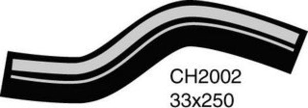 MACKAY Radiator Upper Hose TOYOTA HIACE LH61R - 2.4L I4 CH2002