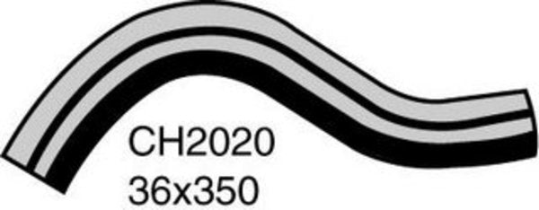 MACKAY Radiator Lower Hose - TOYOTA TARAGO TCR10R - 2.4L I4 PETROL - Manual