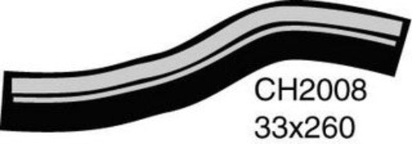 MACKAY Radiator Upper Hose TOYOTA HIACE RZH113R - 2.4L I4 CH2008