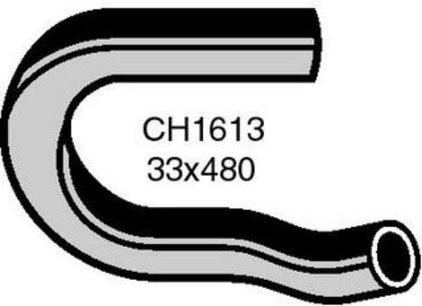 MACKAY Radiator Upper Hose - HOLDEN CAMIRA JE - 2.0L I4 PETROL - Manual & A