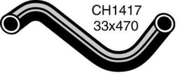 MACKAY Radiator Lower Hose TOYOTA STARLET KP60R 1.0L I4 PETROL CH1417