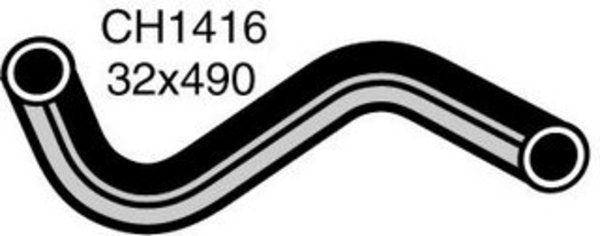 MACKAY Radiator Lower Hose - TOYOTA COROLLA KE70R - 1.3L I4 PETROL - Manual