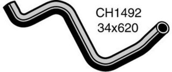 MACKAY Radiator Lower Hose - NISSAN BLUEBIRD 910 - 2.0L I4 PETROL - Manual