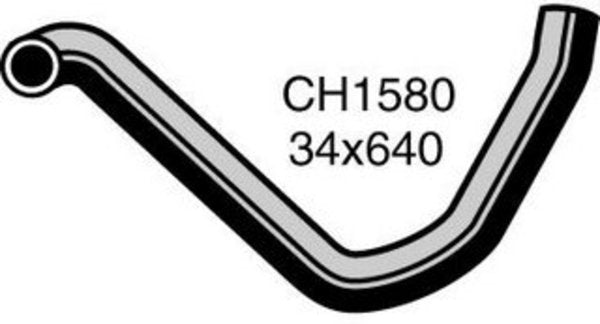 MACKAY Radiator Lower Hose - NISSAN URVAN E23 - 2.3L I4 DIESEL - Manual & A