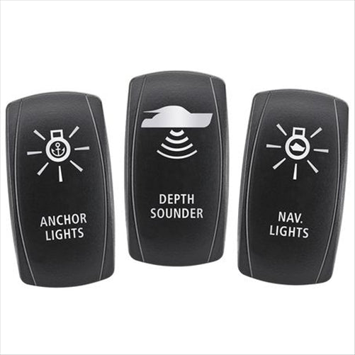 Narva Actuator Panel Set - Anchor Lights / Depth Sounder / Nav Lights