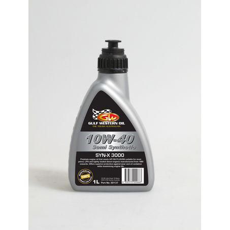 Gulf Western SYN-X 3000 10W40 ENGINE OIL 30137