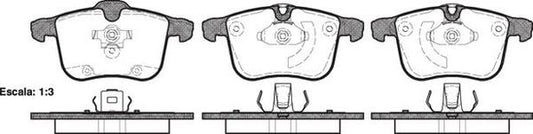 FRONT DISC BRAKE PADS - HOLDEN VECTRA C 02- 105300