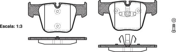 Remsa FRONT DISC BRAKE PADS - MERCEDES BENZ S CLASS 05-