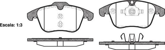 FRONT DISC BRAKE PADS - FORD MONDEO IV 07- DB1998 E 121900