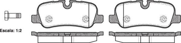 Remsa DB1781 E REAR DISC BRAKE PADS - LAND DISC 05-