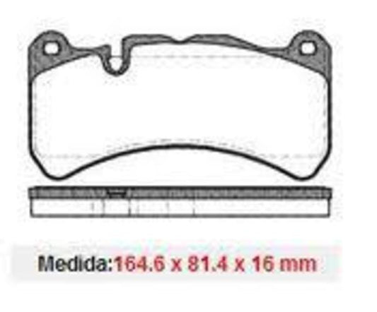 FRONT DISC BRAKE PADS - MERCEDES BENZ CLL,SLK CLASS 04- 119200