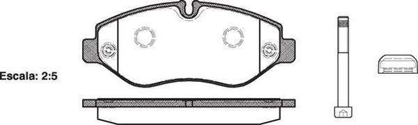 Remsa FRONT DISC BRAKE PADS - IVECO DAILY 06-
