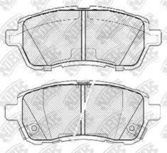FRONT DISC BRAKE PADS - FORD/MAZDA 2 07- DB1941 E 128102