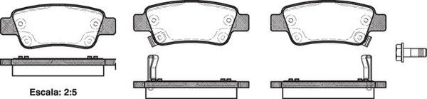 Remsa REAR DISC BRAKE PADS - HONDA CR-V 07-