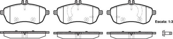 Remsa FRONT DISC BRAKE PADS - MERCEDES BENZ C , E CLASS 07-