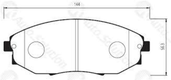 Remsa DB1688 E FRONT DISC BRAKE PADS - HOLDEN EPICA 07-11
