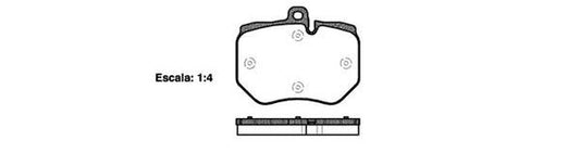 FRONT DISC BRAKE PADS - AUDI / VW A6 , Q7 08- 140000