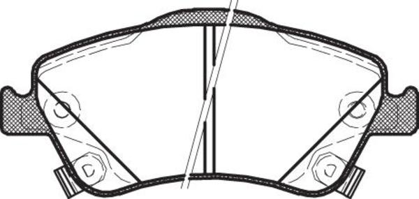 Remsa FRONT DISC BRAKE PADS - TOYOTA AURIS 07-