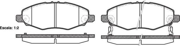 Remsa DB1751 E FRONT DISC BRAKE PADS - TOYOTA HILUX 05-