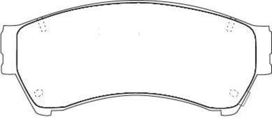 FRONT DISC BRAKE PADS - MAZDA 6 GG GH 05- DB1942 E 119602