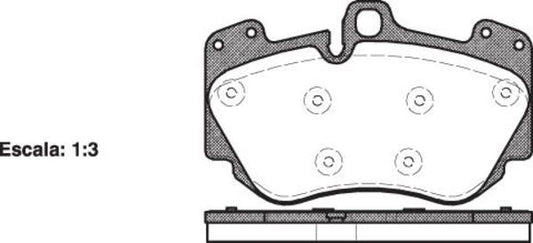 FRONT DISC BRAKE PADS - AUDI / VW A4 12- 114010