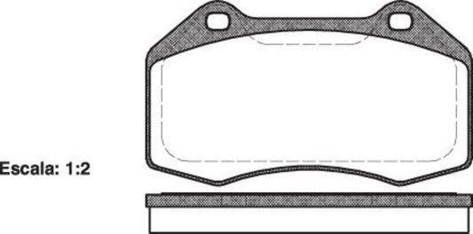 FRONT DISC BRAKE PADS - CIT PEUG REN CLIO III , MEGANE III 04- 111300