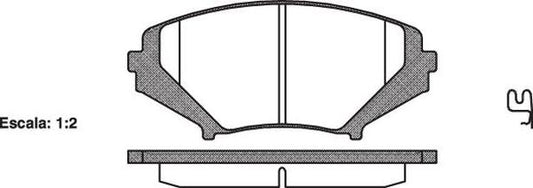 FRONT DISC BRAKE PADS - MAZDA RX8 03-12 108001