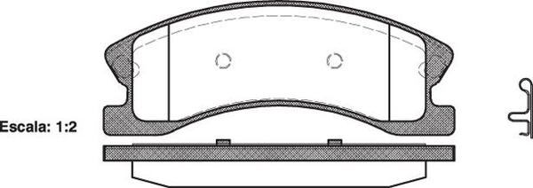 Remsa 7846 E FRONT DISC BRAKE PADS - JEEP GRAND CHEROKEE 99-05