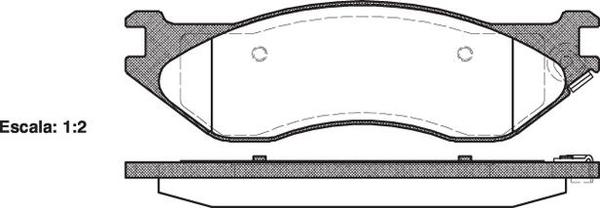 Remsa 7774 E FRONT DISC BRAKE PADS - DODGE RAM 03-