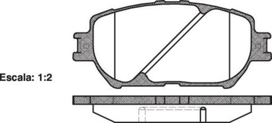 DB1462 E FRONT DISC BRAKE PADS - TOYOTA CAMRY ACV30 , MCV30 088400