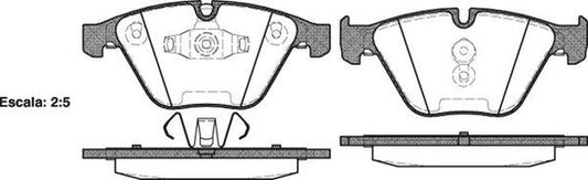 FRONT DISC BRAKE PADS - BMW SER 3 E90,91 X1 E84 085710