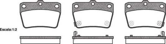 AD2188 E REAR DISC BRAKE PADS - TOYOTA RAV 4 00-05 083902