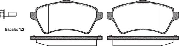 Remsa FDB1473 E FRONT DISC BRAKE PADS - LAND FREELANDER 00-