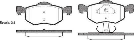 FRONT DISC BRAKE PADS - FORD / MAZDA ESCAPE , TRIBUTE DB1426 E 080200