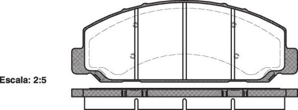 Remsa FRONT DISC BRAKE PADS - ISUZU ELF NKR8# 98-