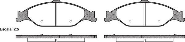 Remsa 7675 E FRONT DISC BRAKE PADS - FORD MUSTANG 99-00