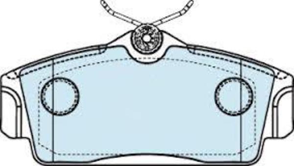 Remsa DB1761 E FRONT DISC BRAKE PADS - NISSAN PULSAR N16 00-06