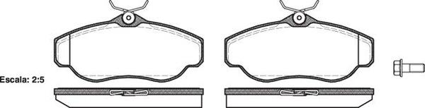 Remsa DB1336 E FRONT DISC BRAKE PADS - ROVER RANGE HSE,SE 95-